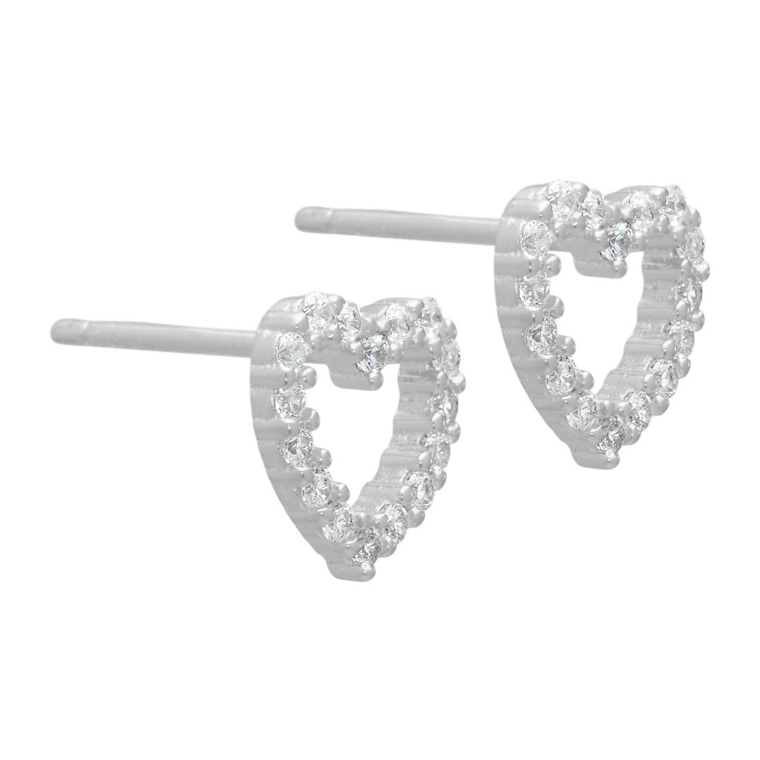 Tea eyrnalokkur - silfur