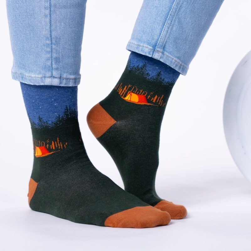 Mynstraðir sokkar - útilega