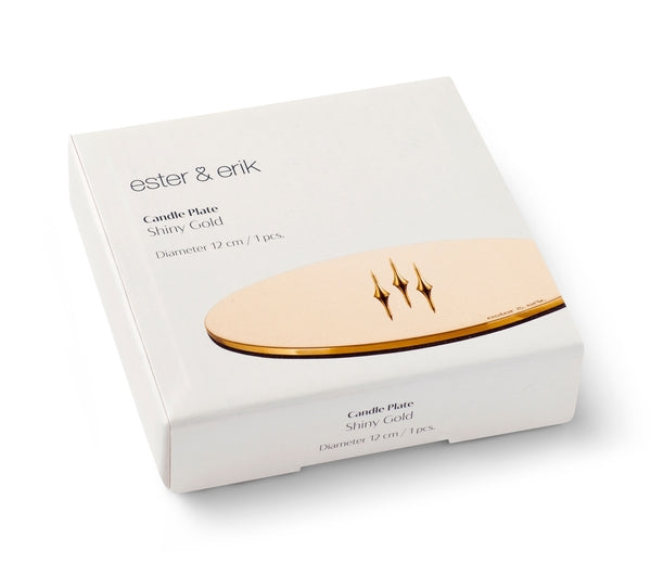 Kertadiskur - gylltur