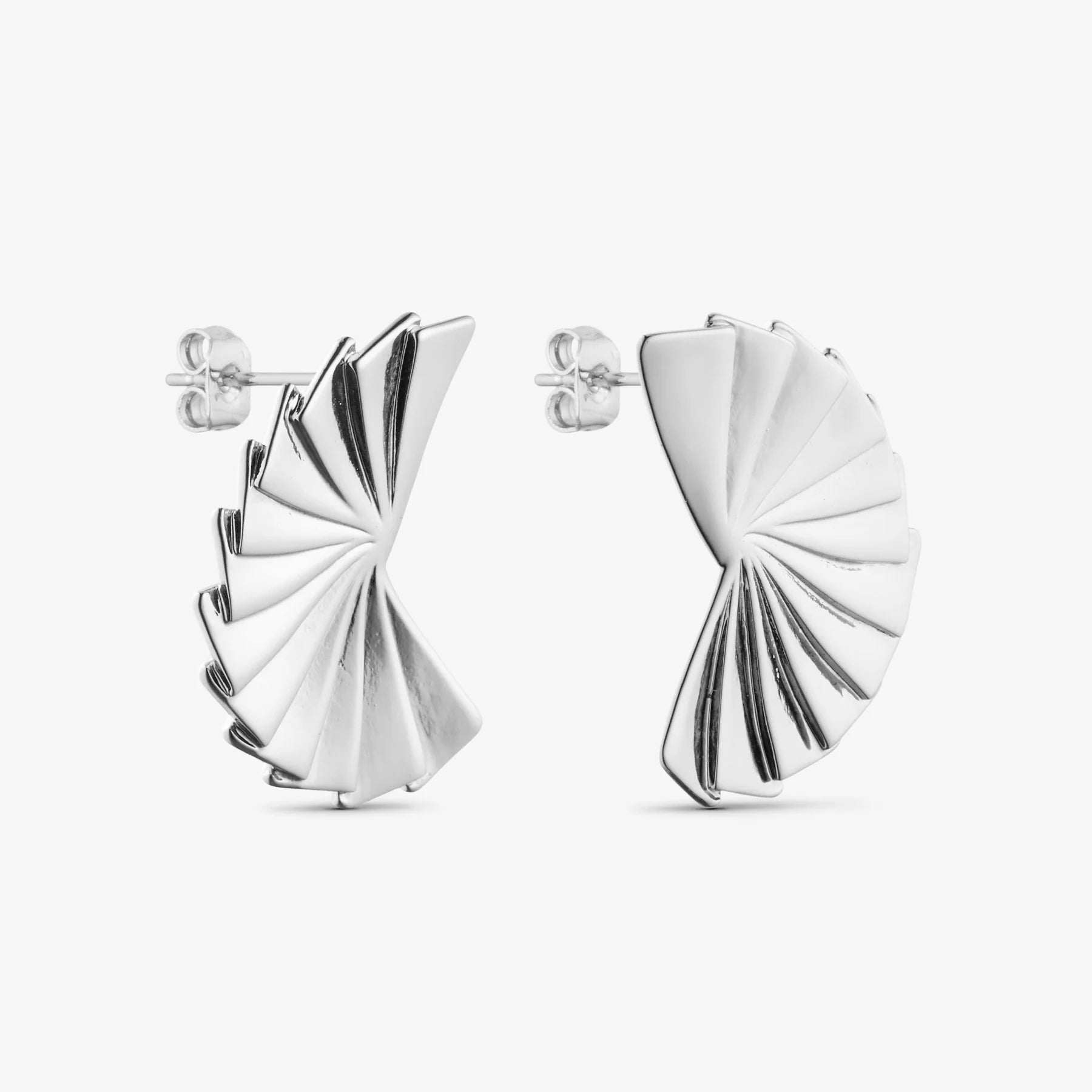 Cleo eyrnalokkar - silfurhúðaðir