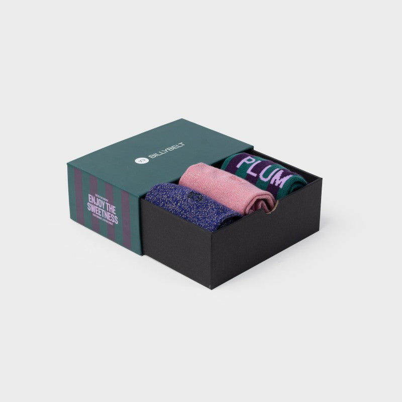 Sokkaaskja 3/pk - Enjoy the sweetness