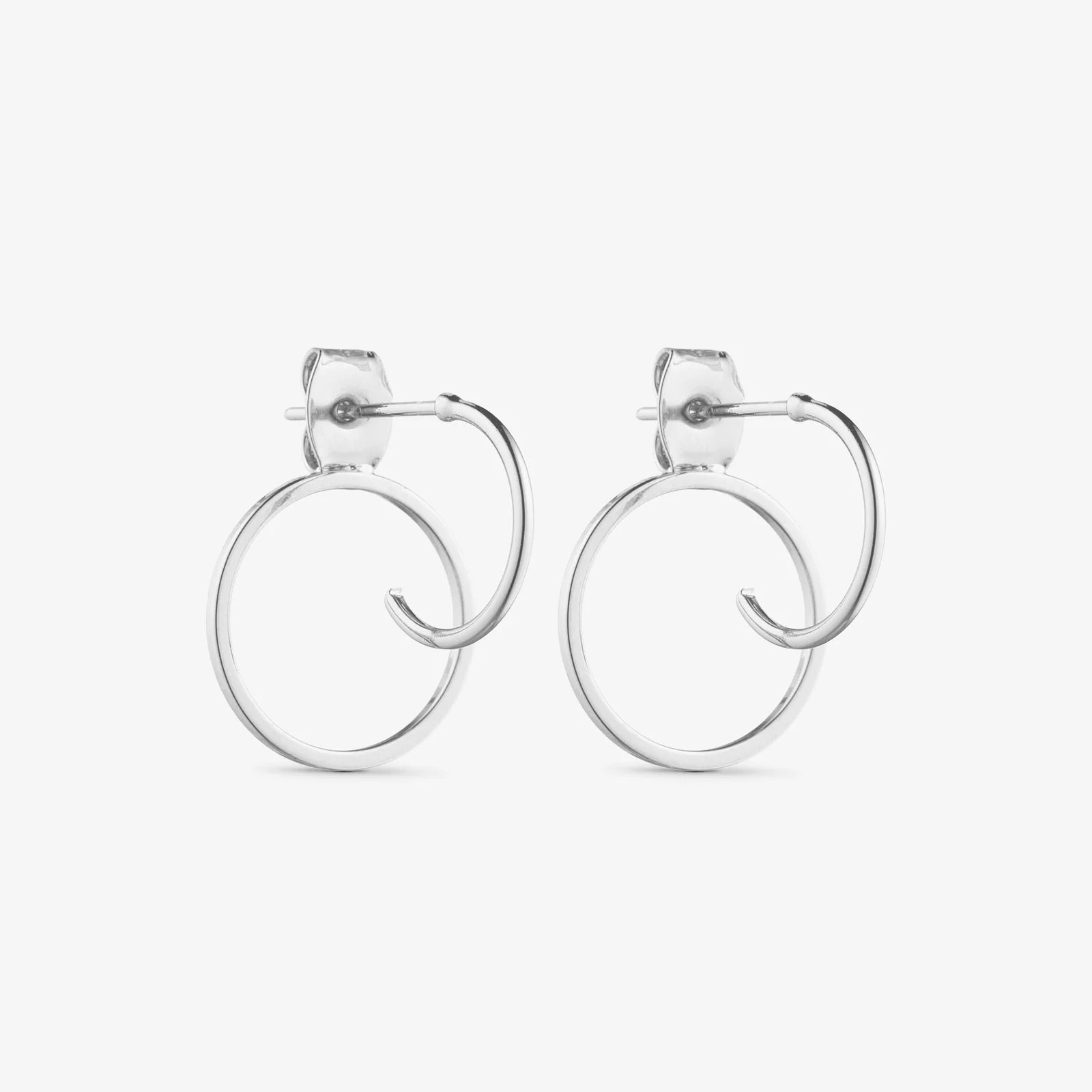 Sharin eyrnalokkar - silfurhúðaðir