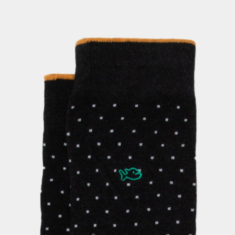 Doppóttir sokkar - pipar