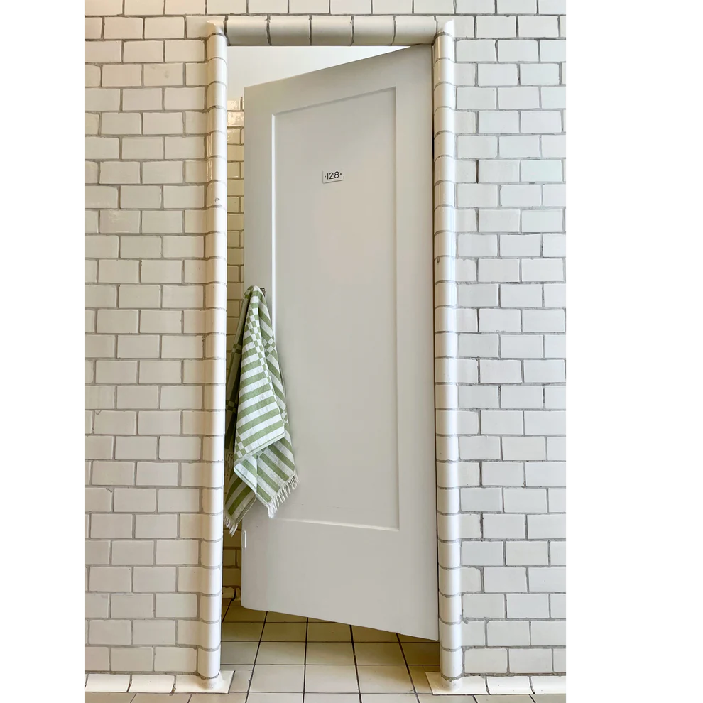 Handklæði Brautin - grænt - 60x100 cm