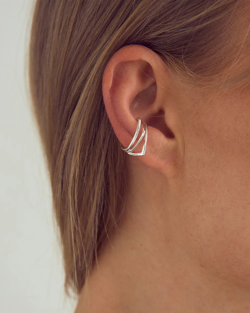 Gry earcuff - silfurhúðað