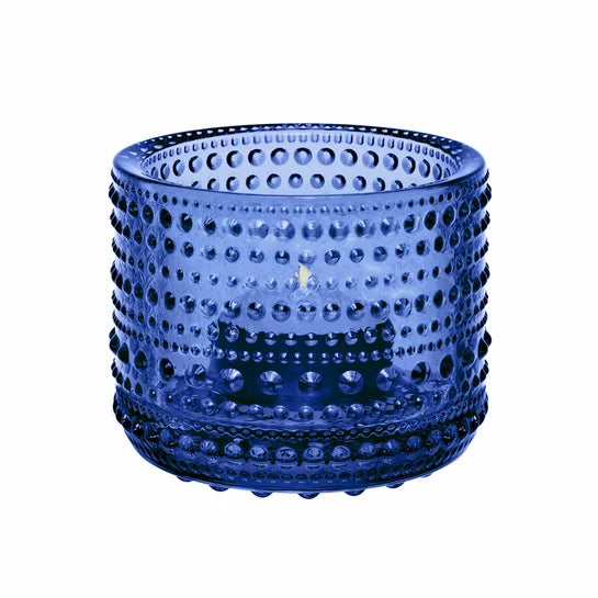 Kastehelmi kertastjaki - aquamarine blue