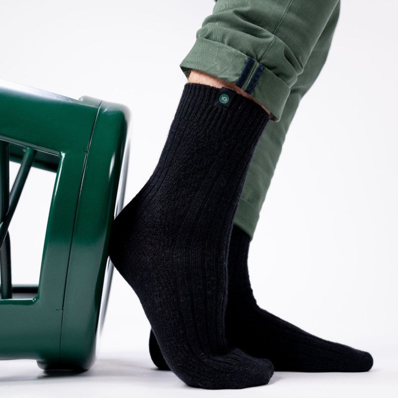 Sokkar ullarblanda - svartir