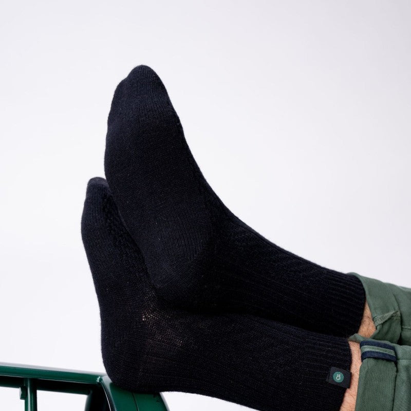 Sokkar ullarblanda - svartir