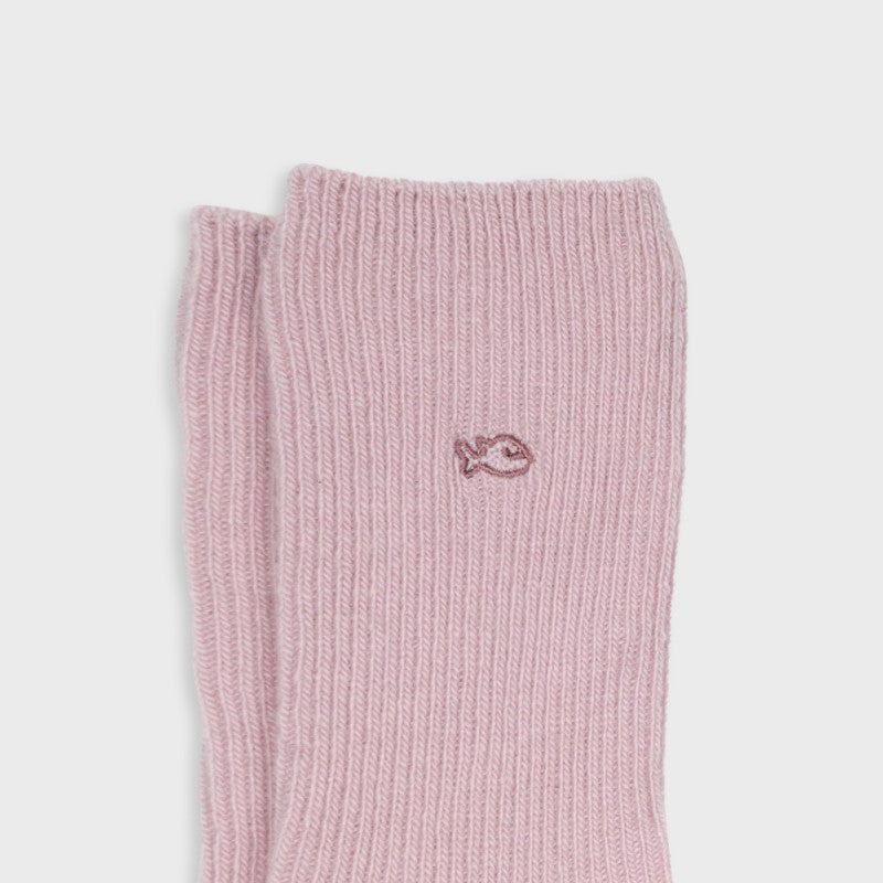 Sokkar ullarblanda - bleikir