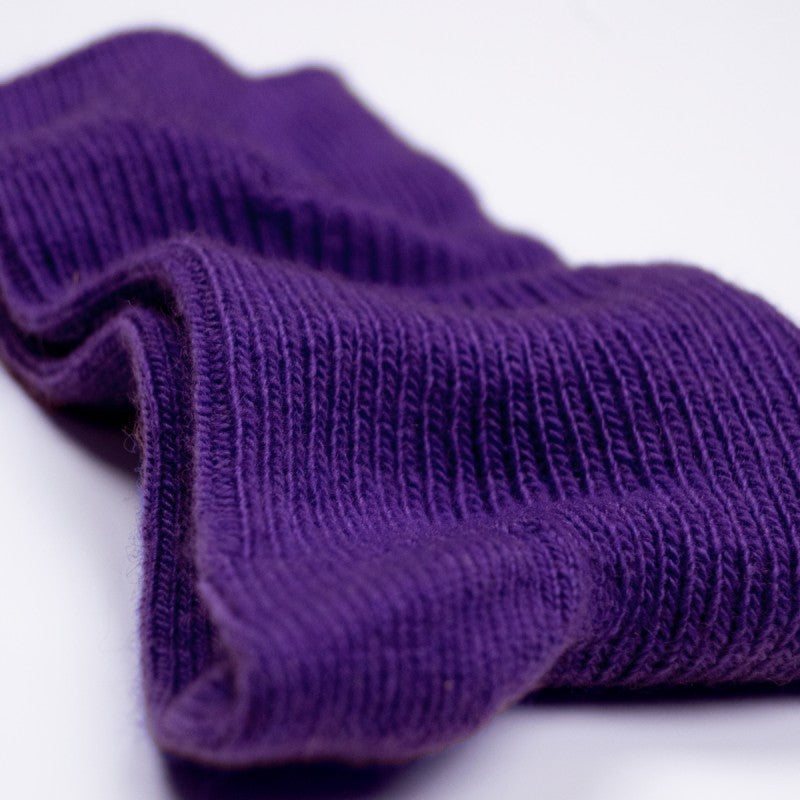 Sokkar ullarblanda - fjólubláir