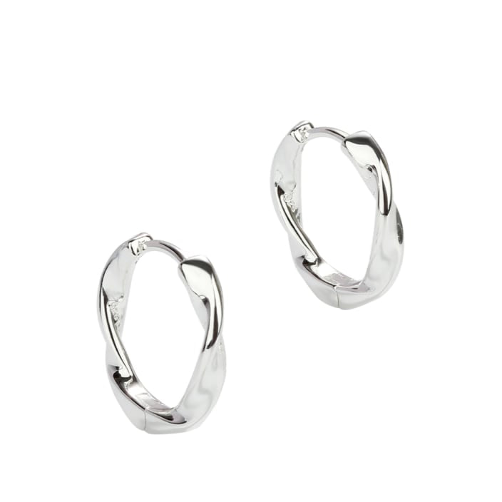 Twirl hringir litlir - silfur