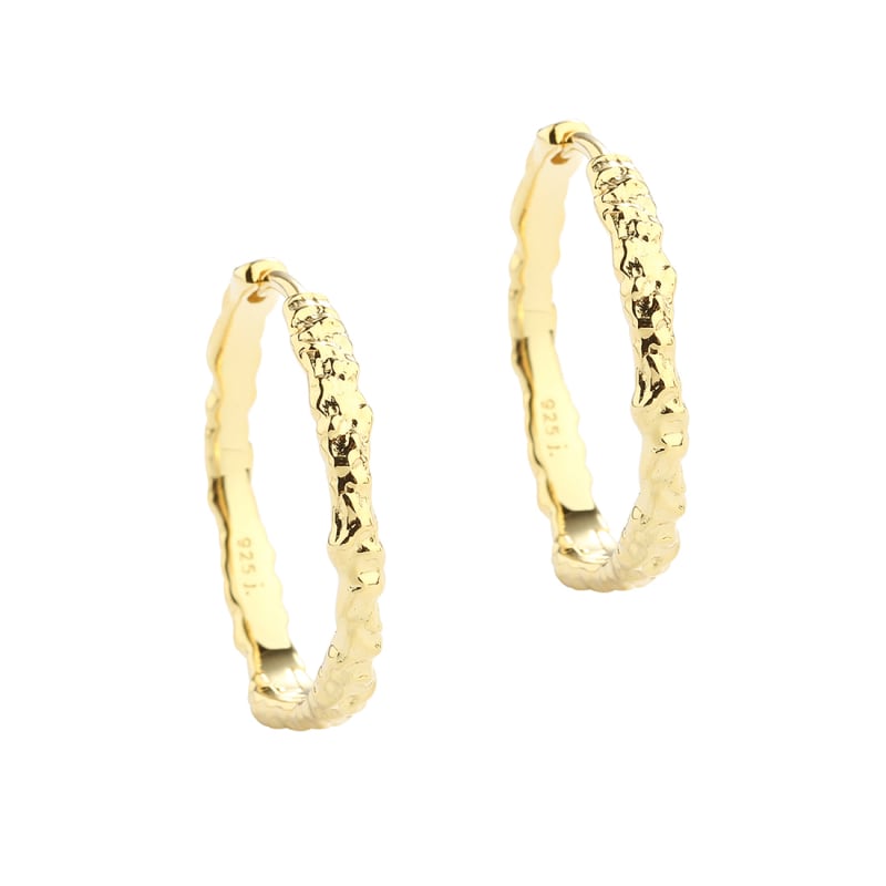 New Mila hringir stórir - gullhúðaðir